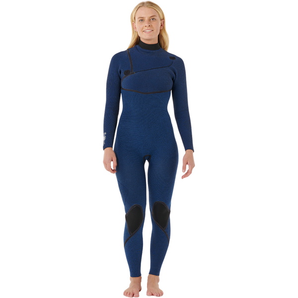 2026 Rip Curl Dame E-Bomb 3/2mm Chest Zip Våddragt 16RWFS -.. Charcoal